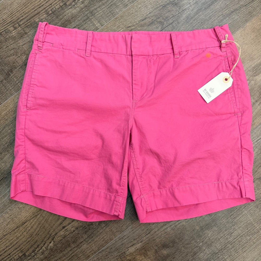 NEW G1 Basic Goods Paper Twill Day Shorts Womens 6 Pink Cotton Sporty Gorpcore